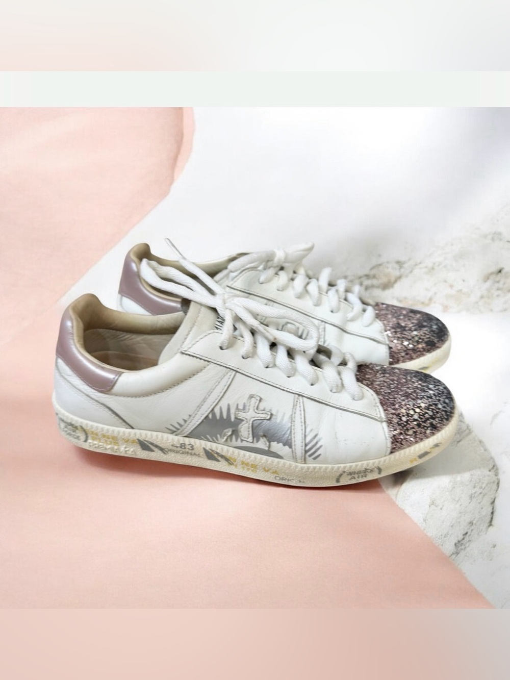 PREMIATA DESIGNER ANDY Leather sneakers women’s tennis shoes size 38 7 7.5